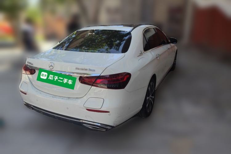 Used Mercedes-Benz E-Class New Energy 2021 E 350 e L Plug-in Hybrid Sedan Rear Right 45 Deg