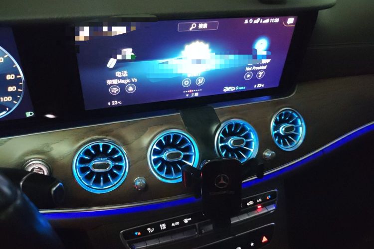 Used Mercedes-Benz E-Class New Energy 2022 Restyled E 350 e L Plug-in Hybrid Sedan Audio And AC Panel