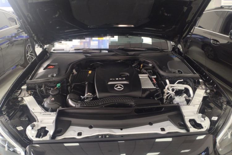 Used Mercedes-Benz E-Class New Energy 2022 Second Facelift E 350 e L Plug-in Hybrid Sports Sedan Engine Bay
