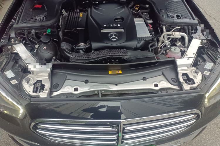 Used Mercedes-Benz E-Class New Energy 2022 Facelift E 350 e L Plug-in Hybrid Sedan Engine Bay