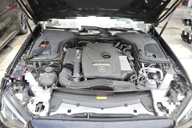 Used Mercedes-Benz E-Class New Energy 2022 Restyled E 350 e L Plug-in Hybrid Sedan Engine Bay