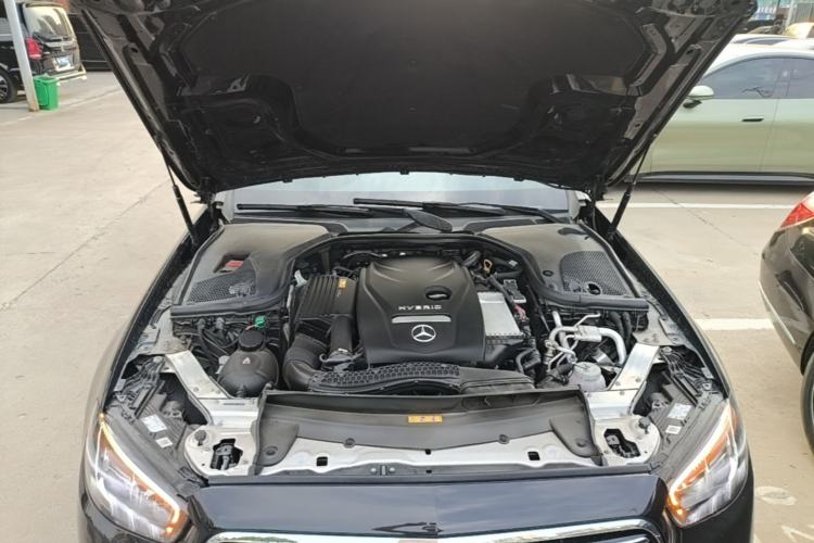 Used Mercedes-Benz E-Class New Energy 2022 Facelift E 350 e L Plug-in Hybrid Sedan Engine Bay