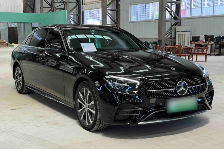 Used Mercedes-Benz E-Class New Energy 2022 Second Facelift E 350 e L Plug-in Hybrid Sports Sedan Exterior 2
