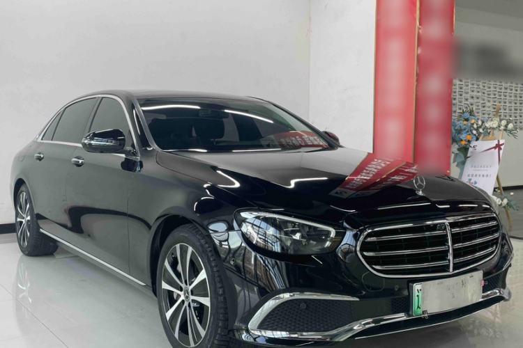 Used Mercedes-Benz E-Class New Energy 2022 Second Facelift E 350 e L Plug-in Hybrid Sedan Exterior 2
