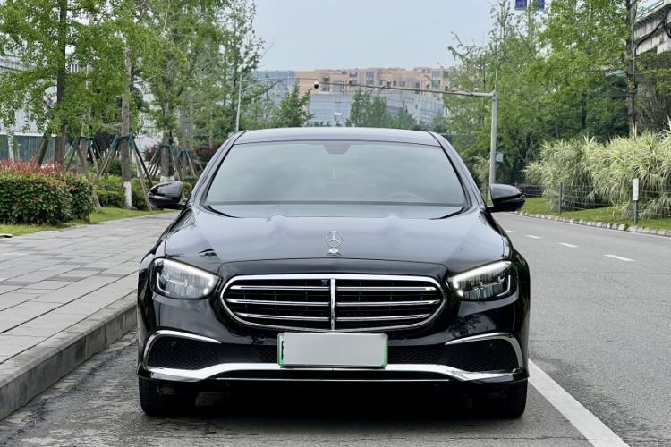Used Mercedes-Benz E-Class New Energy 2022 Second Facelift E 350 e L Plug-in Hybrid Sedan Exterior 3