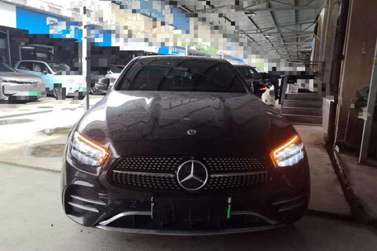 Used Mercedes-Benz E-Class New Energy 2022 Second Facelift E 350 e L Plug-in Hybrid Sports Sedan Front