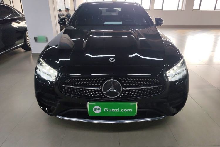 Used Mercedes-Benz E-Class New Energy 2022 Second Facelift E 350 e L Plug-in Hybrid Sports Sedan Front