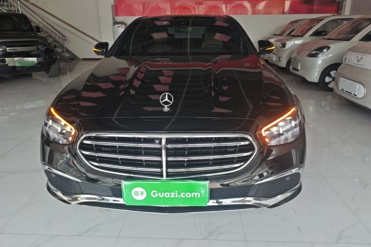 Used Mercedes-Benz E-Class New Energy 2022 Second Facelift E 350 e L Plug-in Hybrid Sports Sedan Front