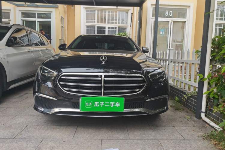Used Mercedes-Benz E-Class New Energy 2022 Second Facelift E 350 e L Plug-in Hybrid Sports Sedan Front