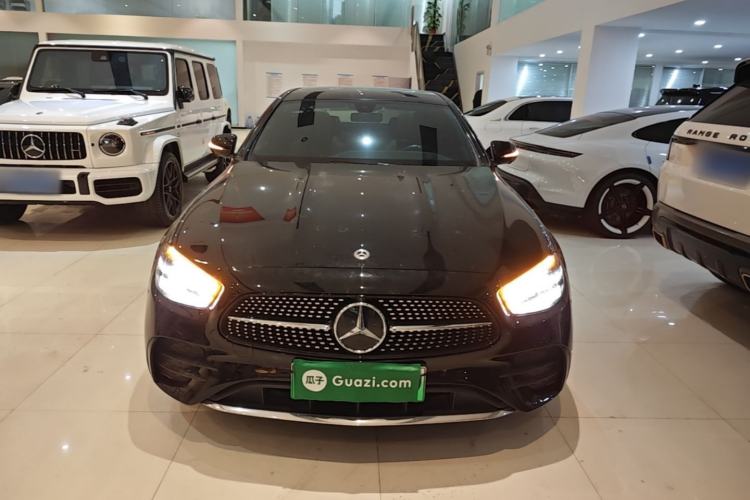 Used Mercedes-Benz E-Class New Energy 2022 Restyled E 350 e L Plug-in Hybrid Sports Sedan Front