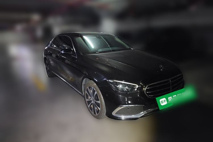 Used Mercedes-Benz E-Class New Energy 2022 Second Facelift E 350 e L Plug-in Hybrid Sedan Front Right 45 Deg