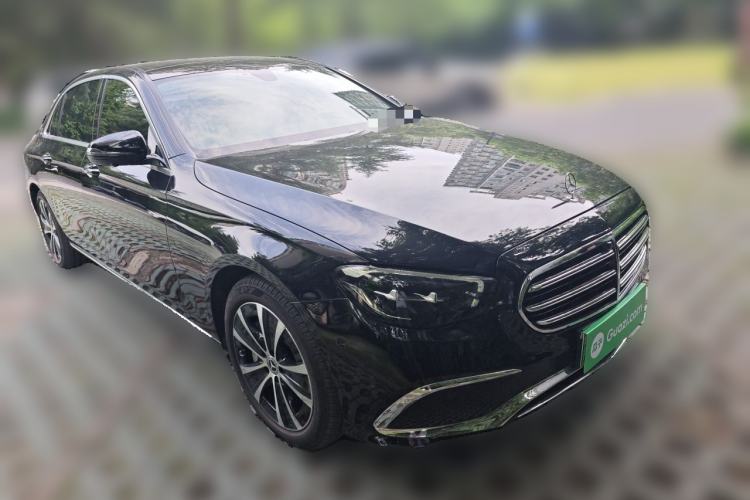 Used Mercedes-Benz E-Class New Energy 2022 Facelift E 350 e L Plug-in Hybrid Sedan Front Right 45 Deg