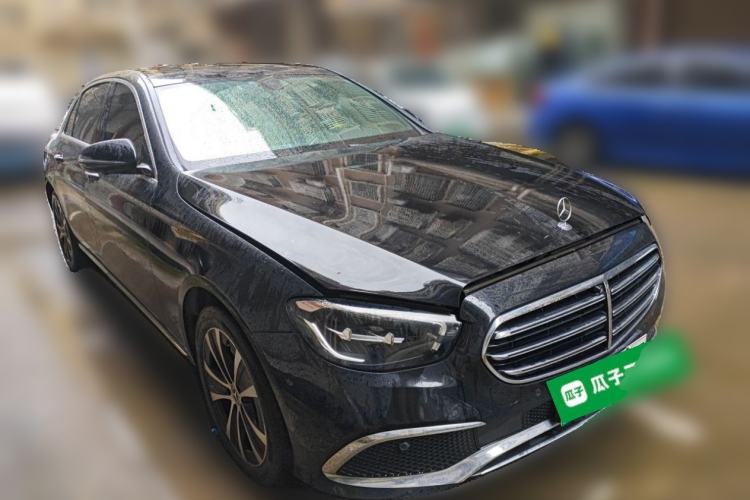 Used Mercedes-Benz E-Class New Energy 2022 Facelift E 350 e L Plug-in Hybrid Sedan Front Right 45 Deg