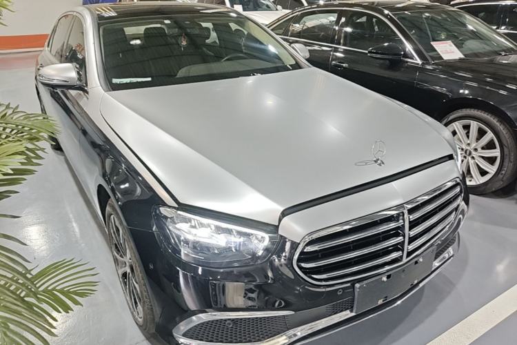 Used Mercedes-Benz E-Class New Energy 2022 Facelift E 350 e L Plug-in Hybrid Sedan Front Right 45 Deg