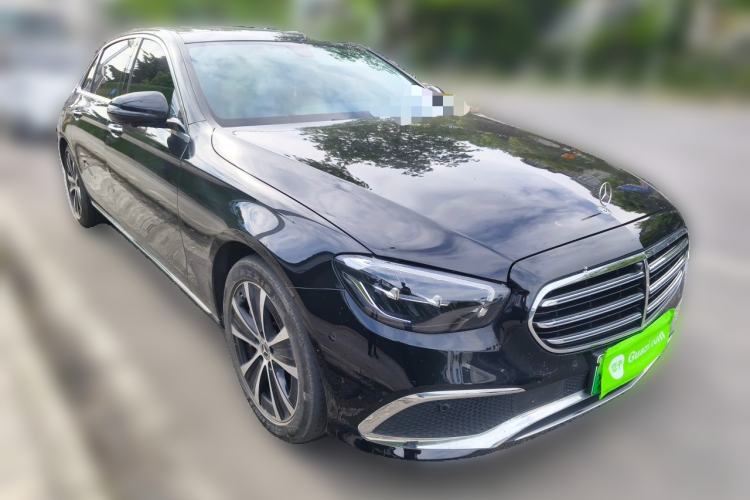 Used Mercedes-Benz E-Class New Energy 2022 Second Facelift E 350 e L Plug-in Hybrid Sedan Front Right 45 Deg