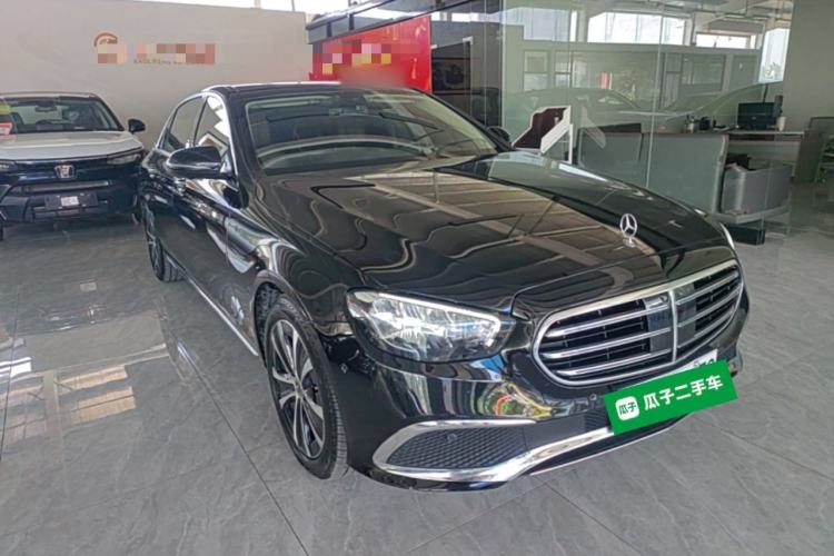 Used Mercedes-Benz E-Class New Energy 2022 E 350 e L Plug-in Hybrid Sports Sedan Front Right 45 Deg