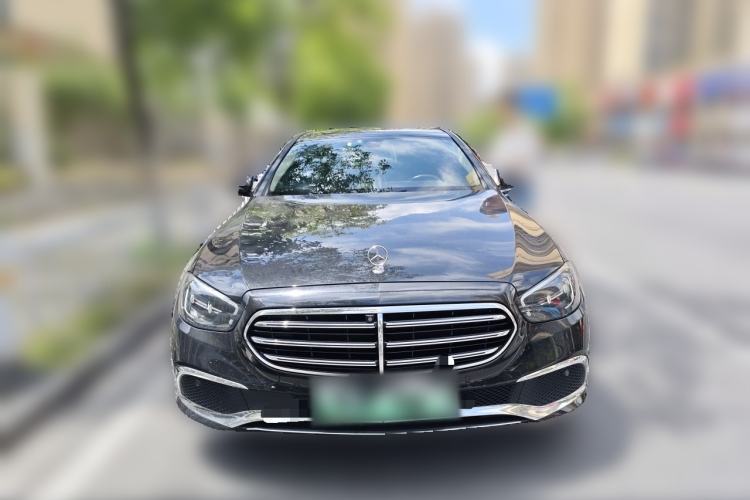 Used Mercedes-Benz E-Class New Energy 2022 Second Facelift E 350 e L Plug-in Hybrid Sports Sedan Front