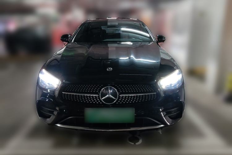 Used Mercedes-Benz E-Class New Energy 2022 Second Facelift E 350 e L Plug-in Hybrid Sports Sedan Front