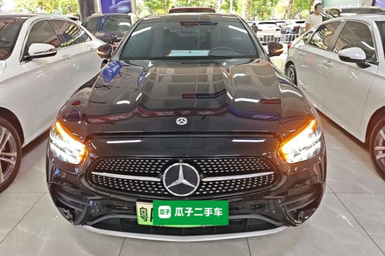Used Mercedes-Benz E-Class New Energy 2022 Second Facelift E 350 e L Plug-in Hybrid Sports Sedan Front