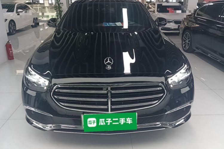Used Mercedes-Benz E-Class New Energy 2022 Second Facelift E 350 e L Plug-in Hybrid Sports Sedan Front