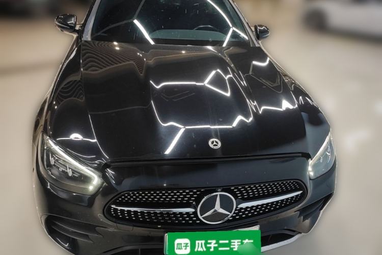 Used Mercedes-Benz E-Class New Energy 2022 Second Facelift E 350 e L Plug-in Hybrid Sports Sedan Front