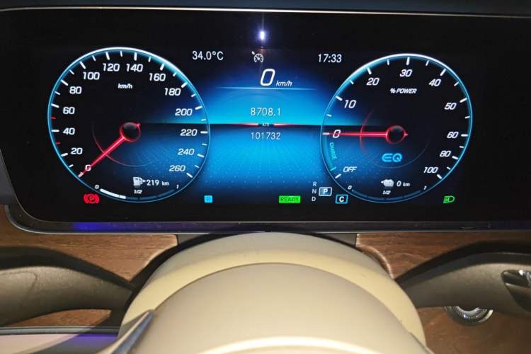 Used Mercedes-Benz E-Class New Energy 2022 Facelift E 350 e L Plug-in Hybrid Sedan Instrument Cluster