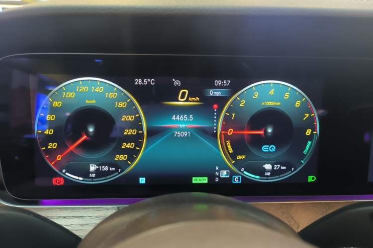 Used Mercedes-Benz E-Class New Energy 2022 Restyled E 350 e L Plug-in Hybrid Sedan Instrument Cluster