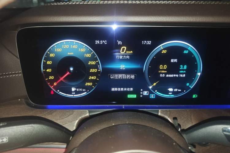 Used Mercedes-Benz E-Class New Energy 2022 Facelift E 350 e L Plug-in Hybrid Sedan Instrument Cluster