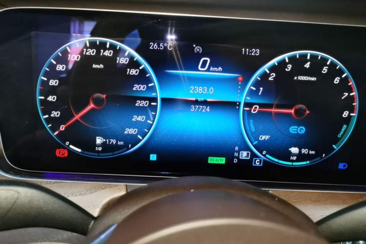 Used Mercedes-Benz E-Class New Energy 2022 Facelift E 350 e L Plug-in Hybrid Sedan Instrument Cluster