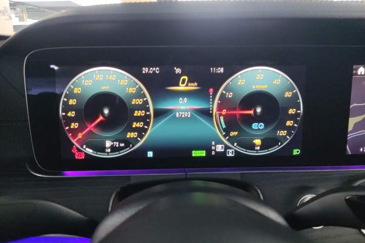 Used Mercedes-Benz E-Class New Energy 2022 E 350 e L Plug-in Hybrid Sports Sedan Instrument Cluster