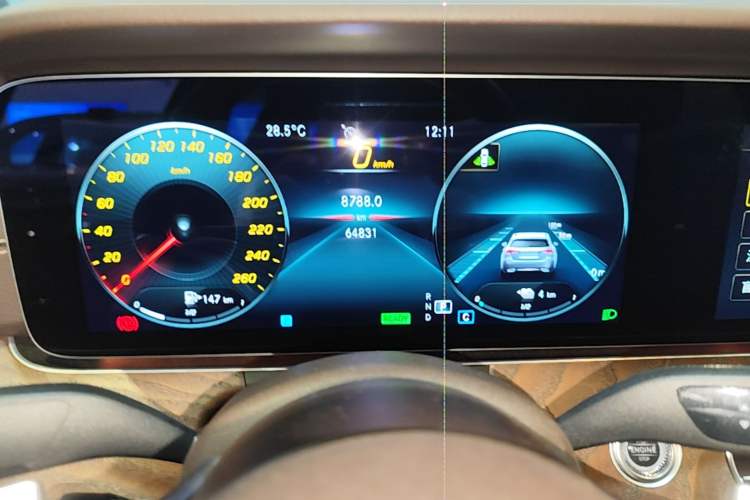 Used Mercedes-Benz E-Class New Energy 2022 Restyled E 350 e L Plug-in Hybrid Sedan Instrument Cluster