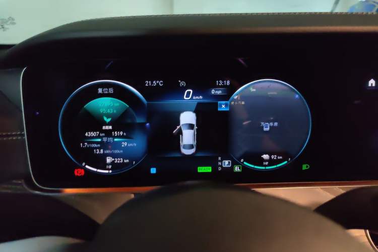 Used Mercedes-Benz E-Class New Energy 2022 E 350 e L Plug-in Hybrid Sports Sedan Instrument Cluster