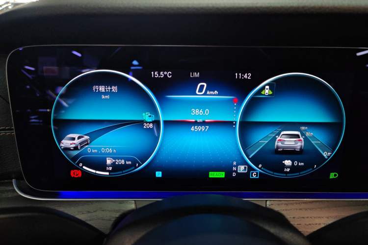 Used Mercedes-Benz E-Class New Energy 2022 Restyled E 350 e L Plug-in Hybrid Sports Sedan Instrument Cluster