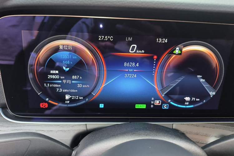 Used Mercedes-Benz E-Class New Energy 2022 Restyled E 350 e L Plug-in Hybrid Sports Sedan Instrument Cluster