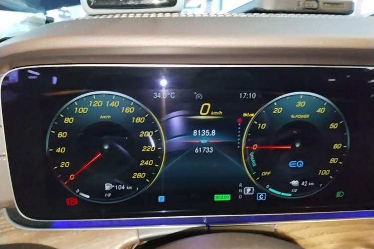 Used Mercedes-Benz E-Class New Energy 2022 Restyled E 350 e L Plug-in Hybrid Sedan Instrument Cluster