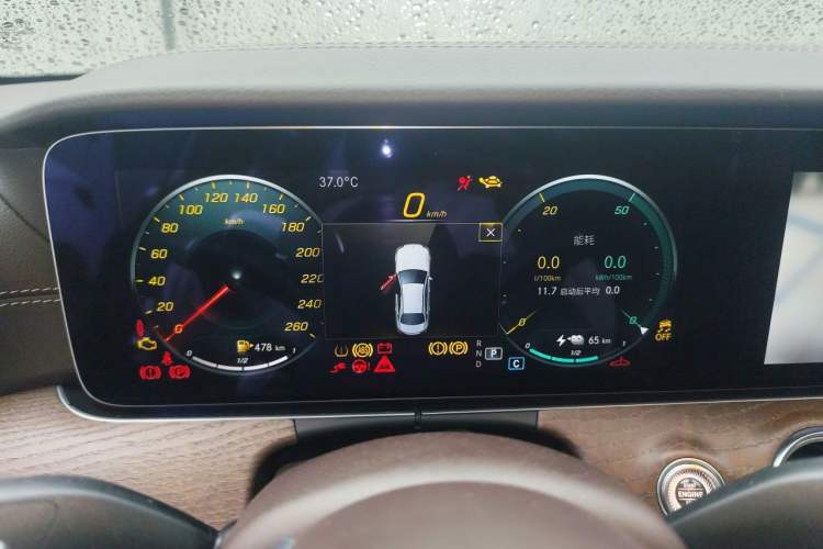 Used Mercedes-Benz E-Class New Energy 2022 Second Facelift E 350 e L Plug-in Hybrid Sports Sedan Instrument Cluster