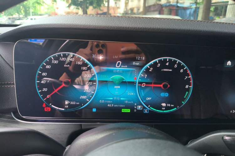 Used Mercedes-Benz E-Class New Energy 2022 Second Facelift E 350 e L Plug-in Hybrid Sports Sedan Instrument Cluster