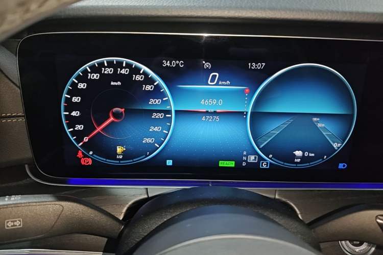 Used Mercedes-Benz E-Class New Energy 2022 Restyled E 350 e L Plug-in Hybrid Sports Sedan Instrument Cluster