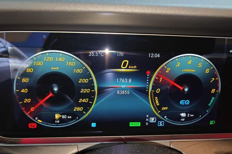 Used Mercedes-Benz E-Class New Energy 2022 Restyled E 350 e L Plug-in Hybrid Sports Sedan Instrument Cluster