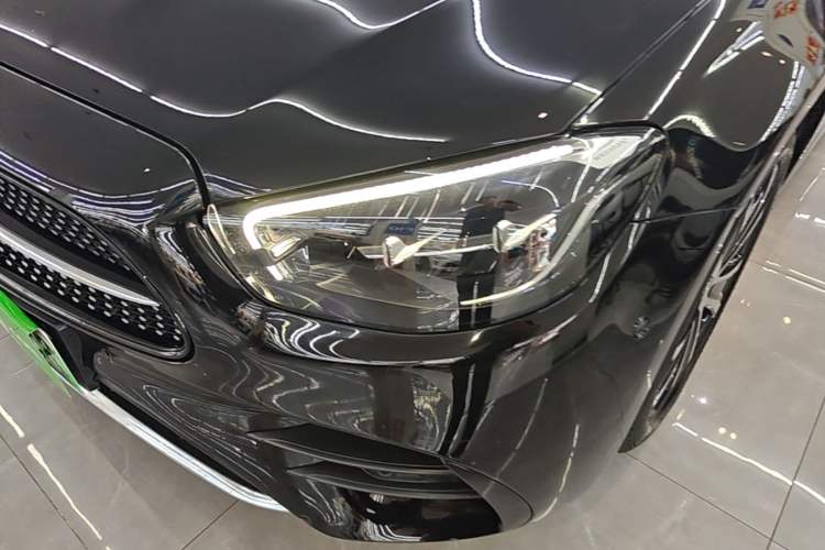 Used Mercedes-Benz E-Class New Energy 2022 Restyled E 350 e L Plug-in Hybrid Sports Sedan Left Front Headlight