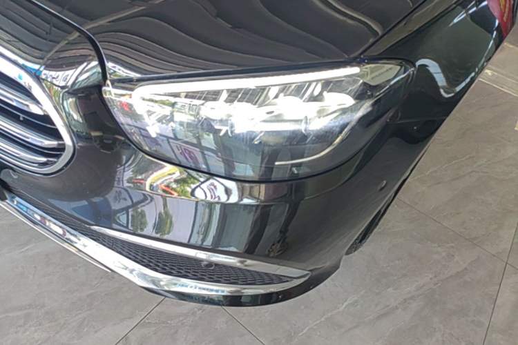 Used Mercedes-Benz E-Class New Energy 2022 E 350 e L Plug-in Hybrid Sports Sedan Left Front Headlight