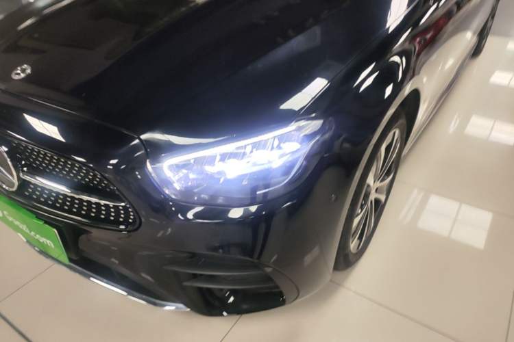 Used Mercedes-Benz E-Class New Energy 2022 Second Facelift E 350 e L Plug-in Hybrid Sports Sedan Left Front Headlight