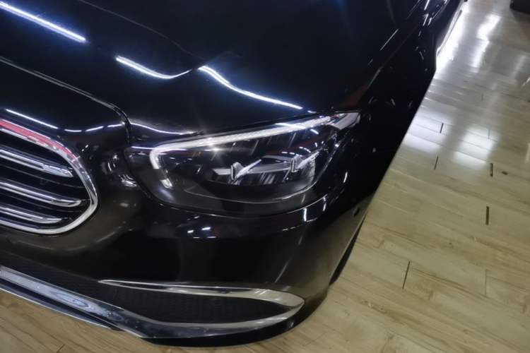 Used Mercedes-Benz E-Class New Energy 2022 Second Facelift E 350 e L Plug-in Hybrid Sedan Left Front Headlight
