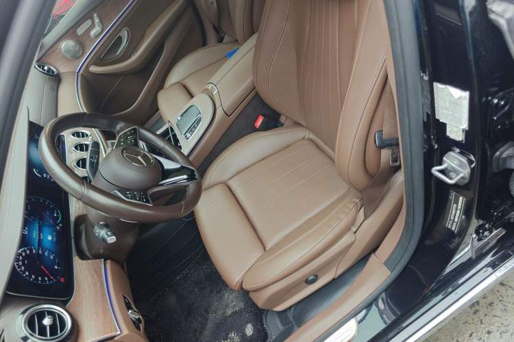 Used Mercedes-Benz E-Class New Energy 2022 Second Facelift E 350 e L Plug-in Hybrid Sedan Left Front Seat