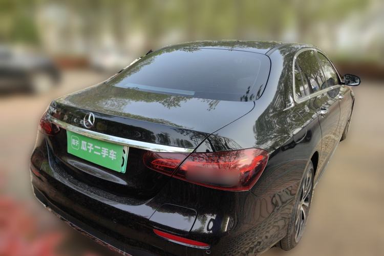 Used Mercedes-Benz E-Class New Energy 2022 Second Facelift E 350 e L Plug-in Hybrid Sports Sedan Rear