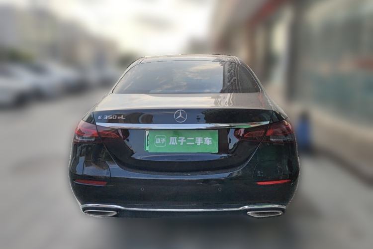Used Mercedes-Benz E-Class New Energy 2022 Second Facelift E 350 e L Plug-in Hybrid Sports Sedan Rear
