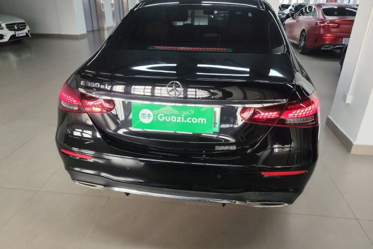 Used Mercedes-Benz E-Class New Energy 2022 Second Facelift E 350 e L Plug-in Hybrid Sports Sedan Rear
