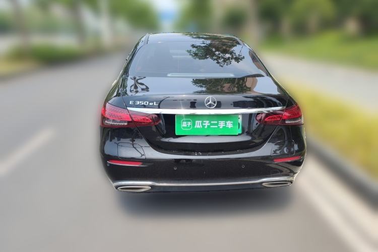 Used Mercedes-Benz E-Class New Energy 2022 Second Facelift E 350 e L Plug-in Hybrid Sports Sedan Rear