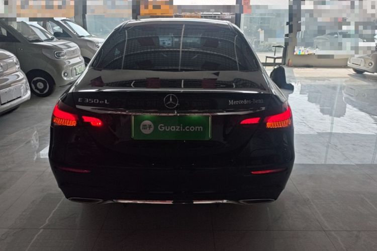Used Mercedes-Benz E-Class New Energy 2022 Second Facelift E 350 e L Plug-in Hybrid Sports Sedan Rear