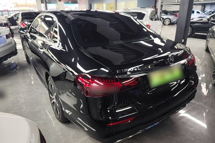 Used Mercedes-Benz E-Class New Energy 2022 E 350 e L Plug-in Hybrid Sports Sedan Rear Left 45 Deg